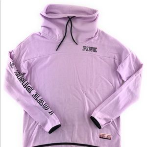 Pink vs lavender sweatshirt cowl neck pullover xs